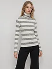 custom fitted mock neck top